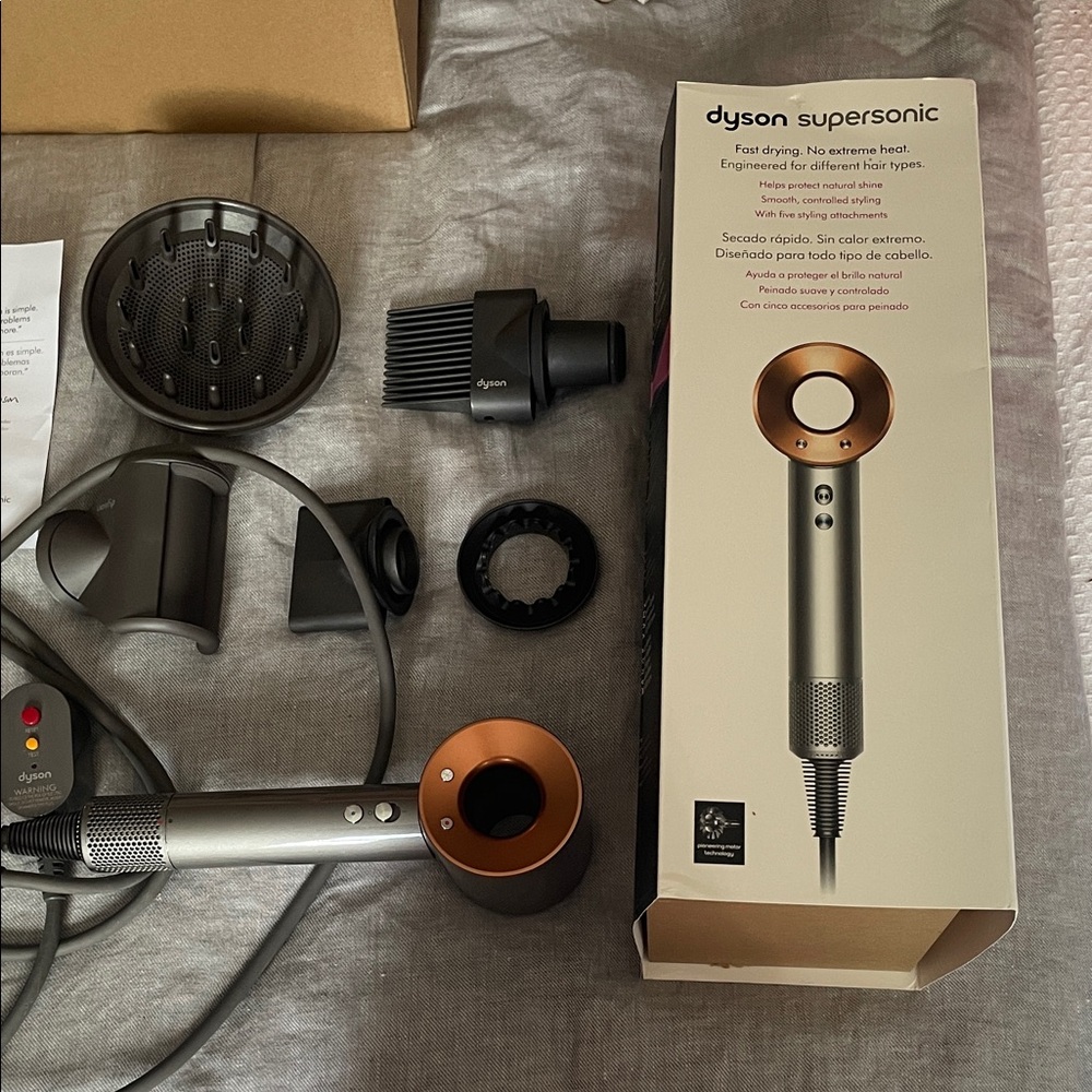 Dyson Supersonic Hair Dryer in Silver and Copper